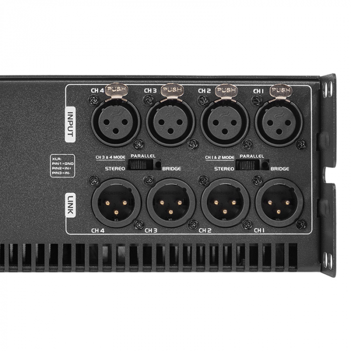 AMPLIFICATOR HYBRID 100V/240V 4X400W RMS 8OHM 4X800W RMS 4OHM [10]