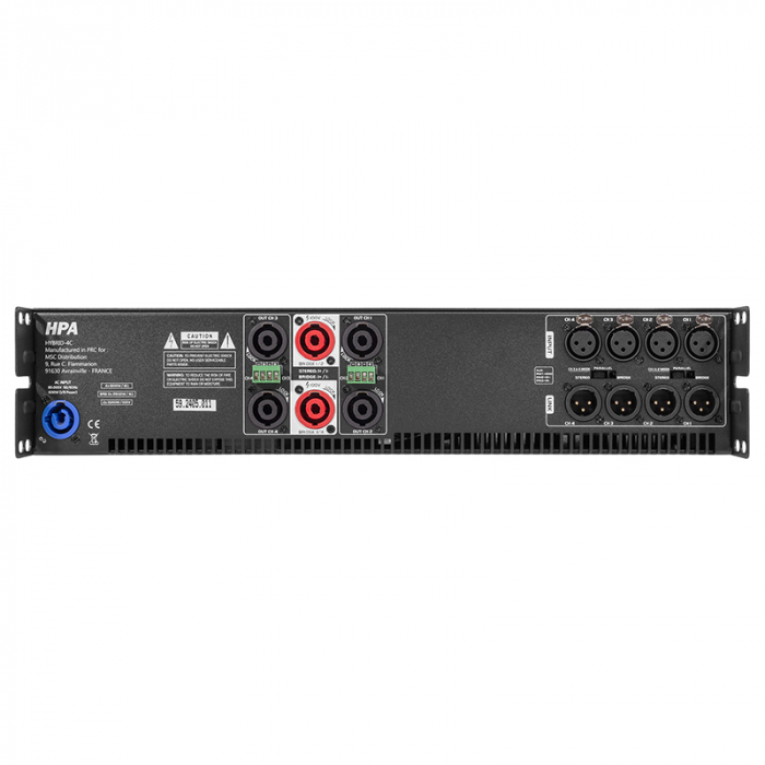 AMPLIFICATOR HYBRID 100V/240V 4X400W RMS 8OHM 4X800W RMS 4OHM [6]