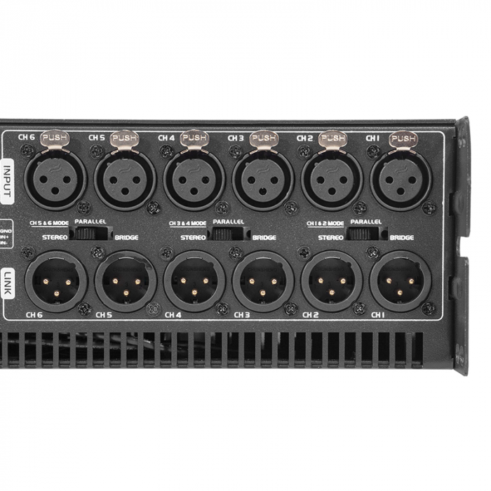 AMPLIFICATOR HYBRID 100V/240V 6X400W RMS 8OHM 6X800W RMS 4OHM [10]