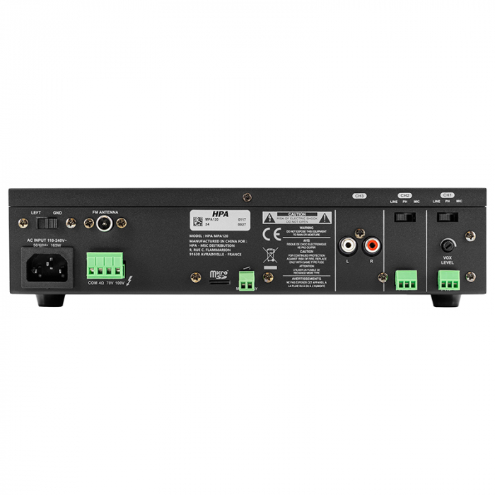 AMPLIFICATOR LINIE 110V/120W BLUETOOTH/USB [3]