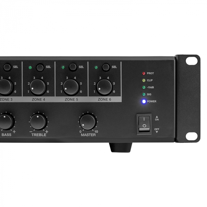 AMPLIFICATOR LINIE 19'' 110V/240W 6 ZONE BLUETOOTH/USB [8]