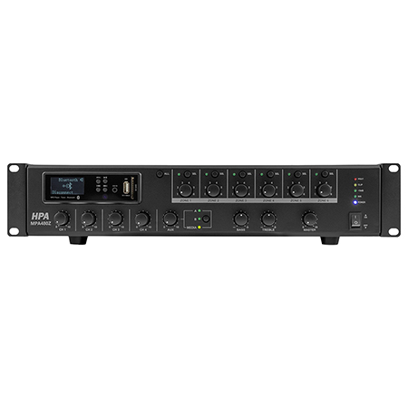 AMPLIFICATOR LINIE 19'' 110V/480W 6 ZONE BLUETOOTH/USB [1]