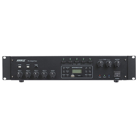AMPLIFICATOR LINIE CU TUNER FM/AM 100V 240W 4MIC/ 2AUX [1]