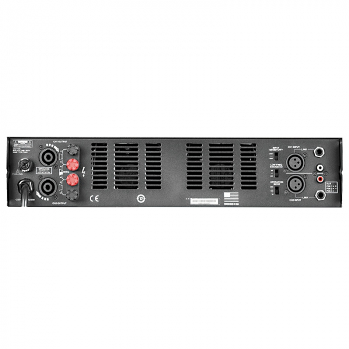 AMPLIFICATOR PROFESIONAL 8OHMI 2000W RMS / 4OHMI 2600W BRIDGE [3]