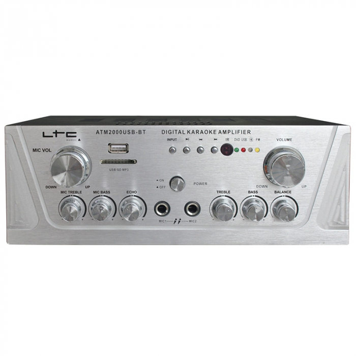 AMPLIFICATOR STEREO KARAOKE USB MP3/SD/BLUETOOTH [2]