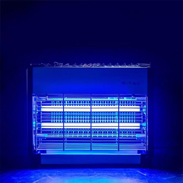 Lampa electrica UV, Aparat anti tantari, anti muste, anti insecte, 2X10W, 80m2 V-TAC [9]