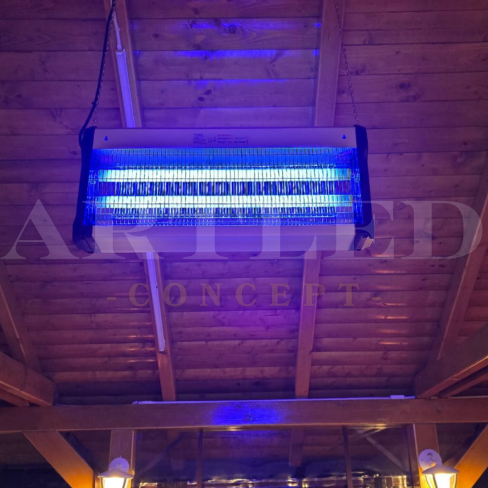 APARAT ANTI-INSECTE CU LUMINA UV 2X20W 150mp [2]