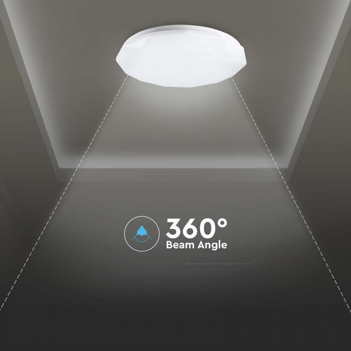 Aplică led 20/40/20w 3in1 dimabil cu telecomanda V-Tac [12]