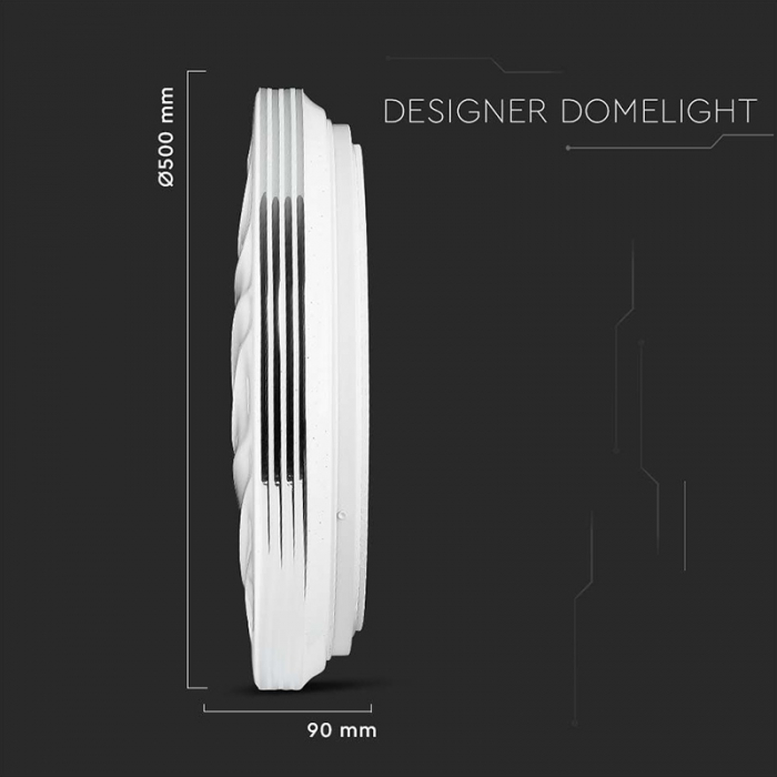 APLICA LED 30/60/30W 3IN1 DIMABIL CU TELECOMANDA [16]