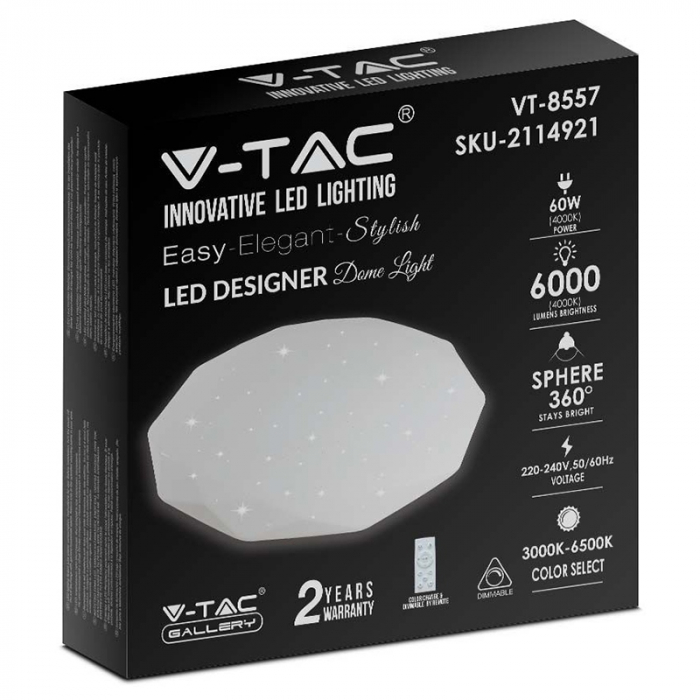 APLICA LED 30/60/ 30W 3IN1 DIMABIL CU TELECOMANDA [9]