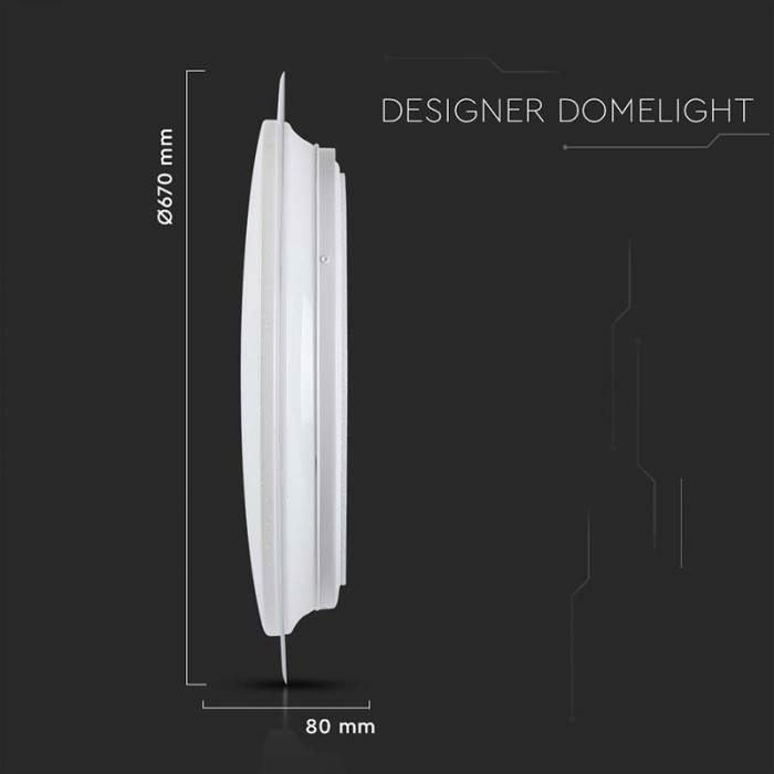 APLICA LED 36/72/36W 3IN1 DIMABIL CU TELECOMANDA [14]