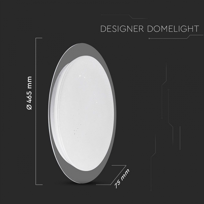 APLICA LED 40W 3IN1 DIMABIL CU TELECOMANDA [4]