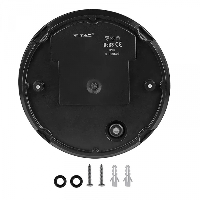 APLICA ROTUNDA LED 12W IP54 3000K ALB CALD [10]