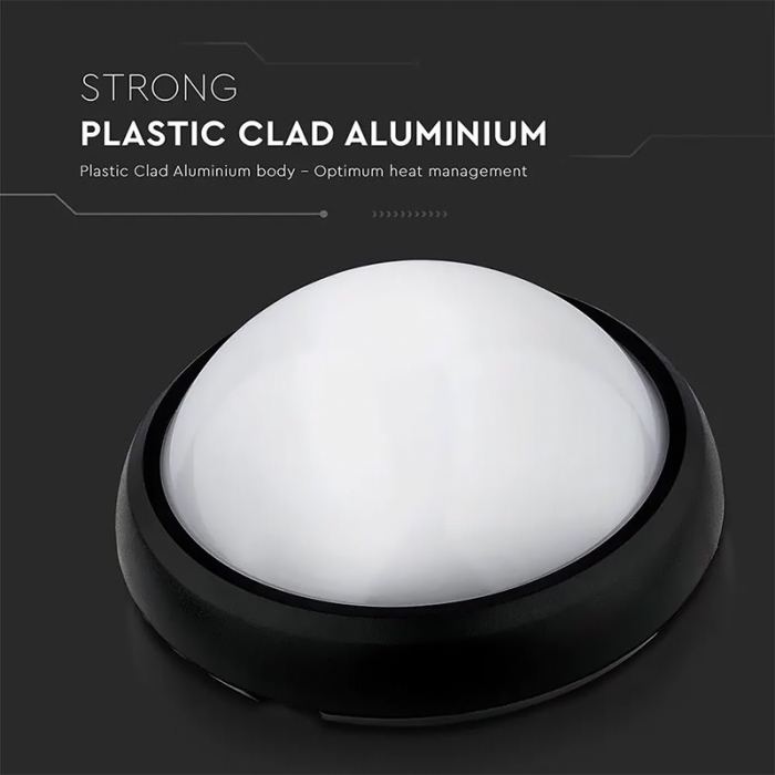 APLICA ROTUNDA LED 12W IP54 3000K ALB CALD [3]
