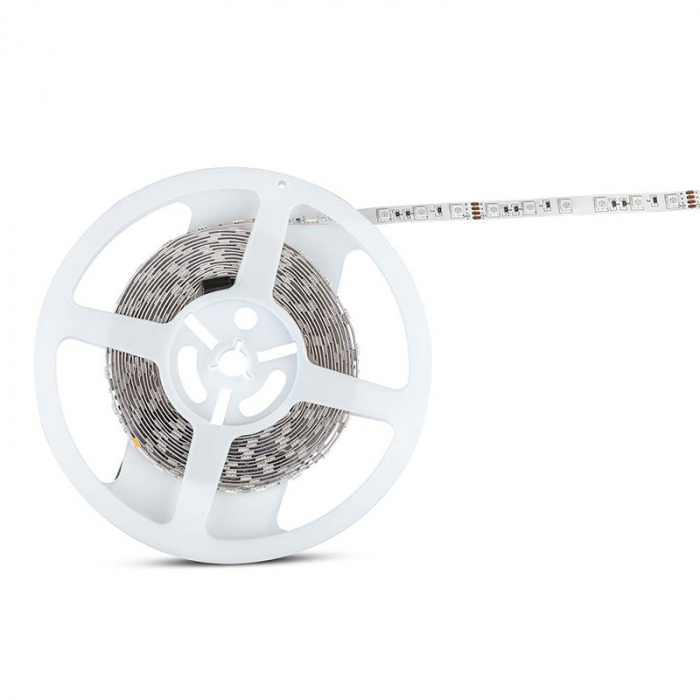 Banda LED 24V SMD5050 RGB 60LED/M IP20 10M V-Tac [5]