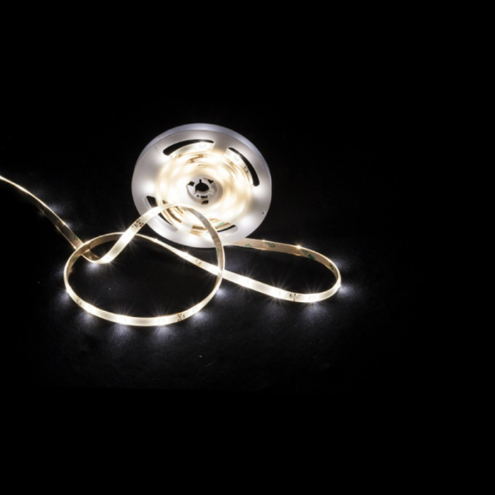 BANDA LED 3M 4000K ALB NEUTRU CU ALIMENTATOR [3]