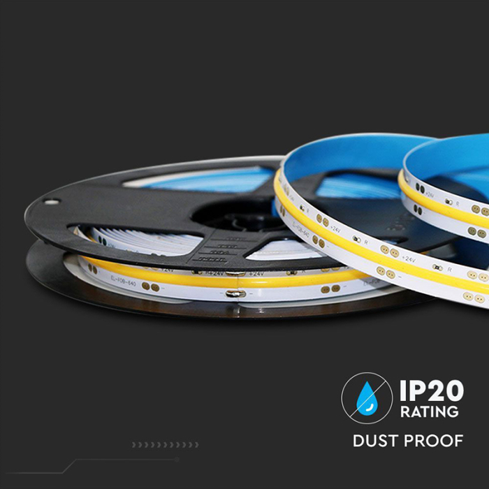 BANDA LED 512 COB IP20 24V 6000K ALB RECE [6]