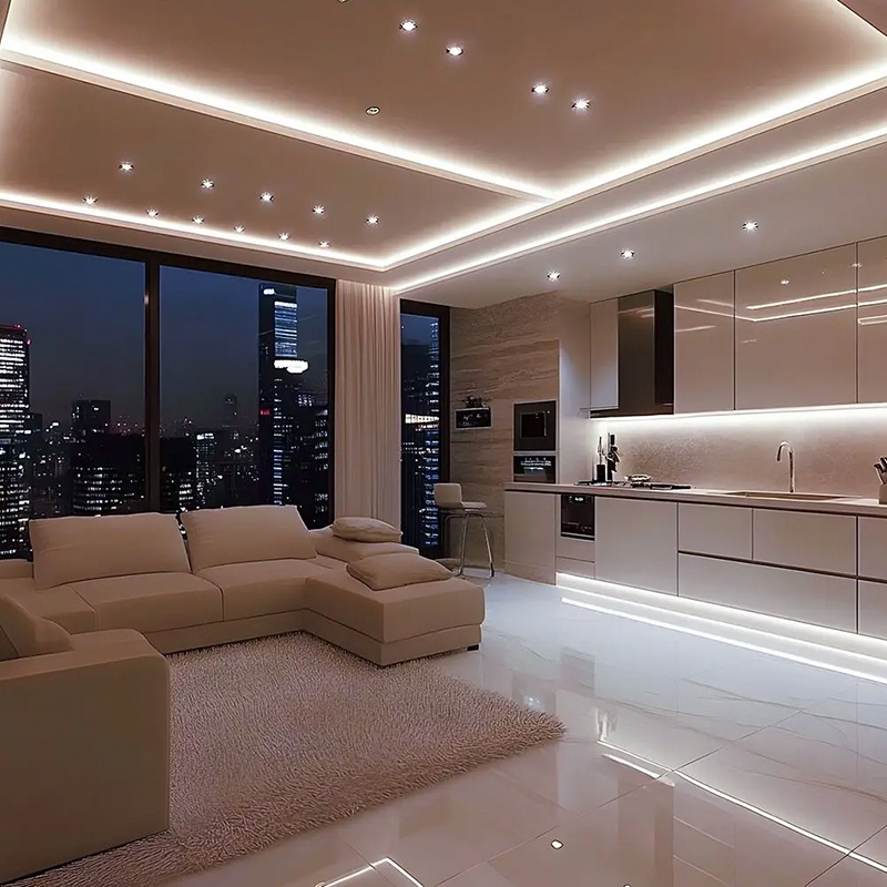 BANDA LED 5MM 8W/M 24V IP20 ROLA 10M 4000K CIP CREE [7]