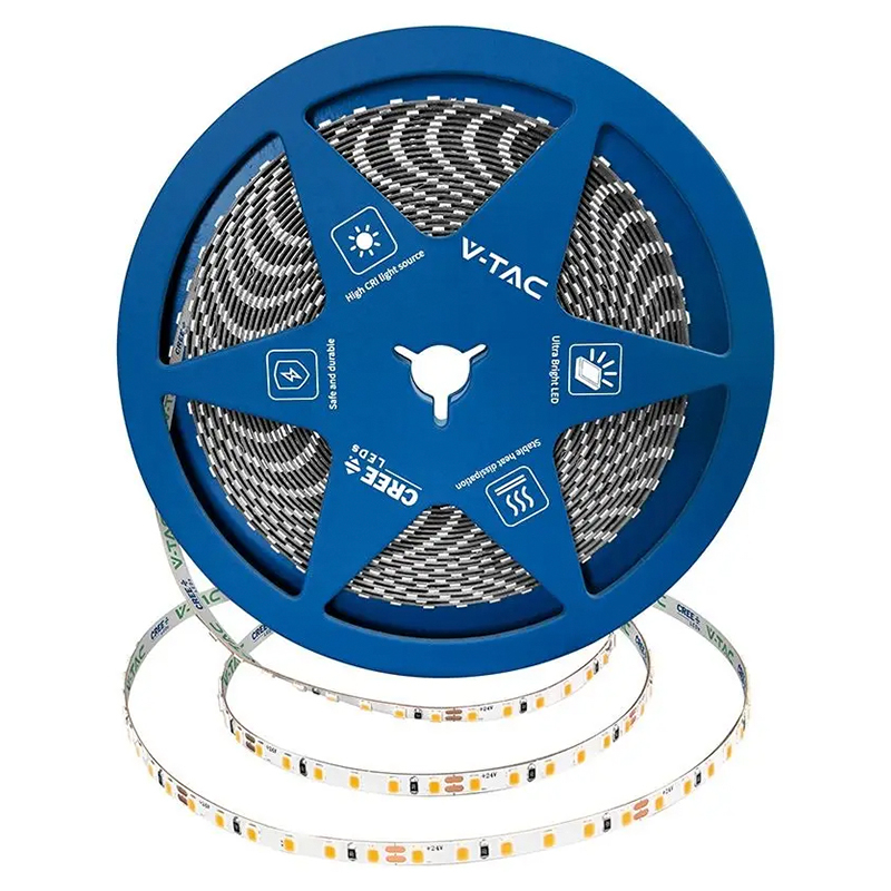 BANDA LED 5MM 8W/M 24V IP20 ROLA 10M 4000K CIP CREE [2]