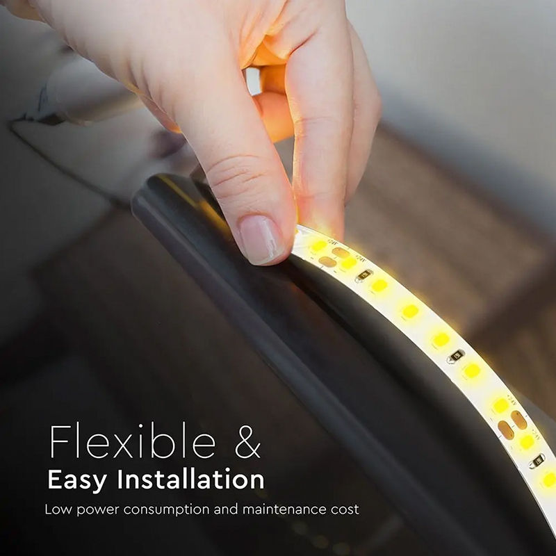 BANDA LED 8MM 10W/M 24V IP20 ROLA 10M 3000K CIP CREE [6]