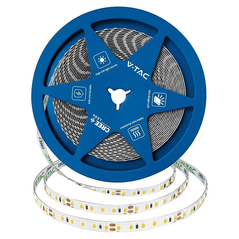 BANDA LED 8MM 10W/M 24V IP20 ROLA 10M 6500K CIP CREE [2]