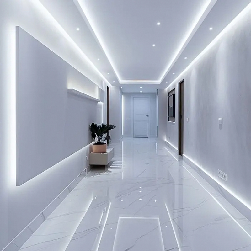 BANDA LED 8MM 10W/M 24V IP20 ROLA 10M 6500K CIP CREE [8]