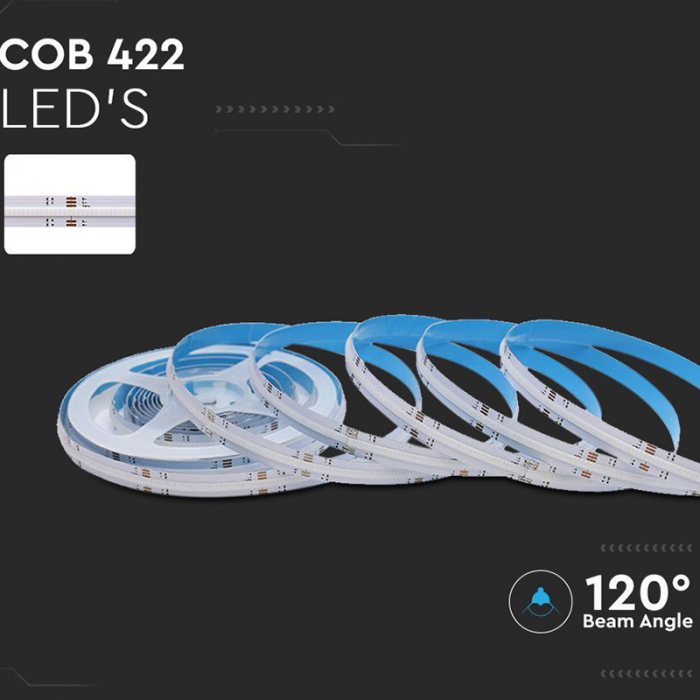 Banda led cob 24v rgb ip20 5m V-tac [4]
