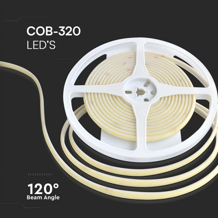 Banda led cob 24v verde ip67 V-tac [3]