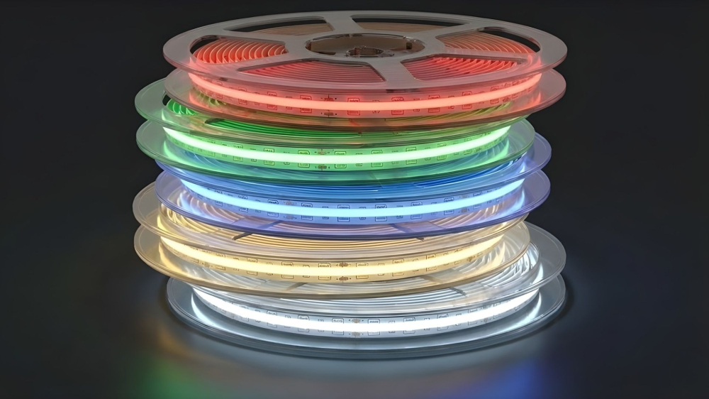Banda LED COB RGBCCT, 24V, 18W,12mm, IP20, 840LED/m, rola de 5m [3]
