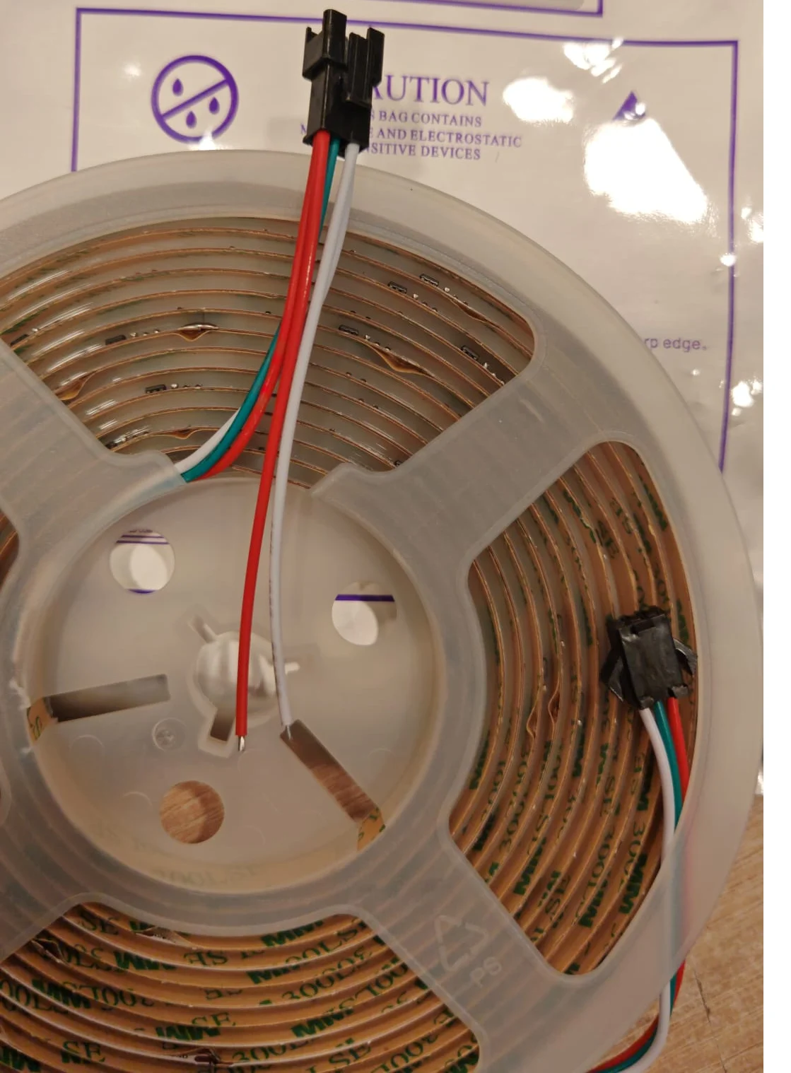 Banda LED RGBW Digitala 420LED COB • 24V • 17W • WS2811 IC • 10mm • IP20 Running 5 metri [2]