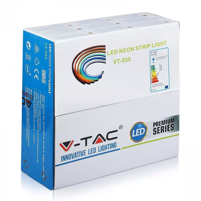 BANDA LED NEONFLEX 12V 3000K 5M ALB NEUTRU [5]