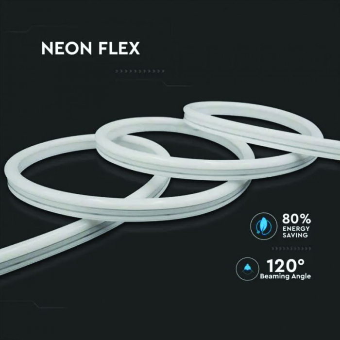 BANDA LED NEONFLEX 24V 10M GALBEN [7]