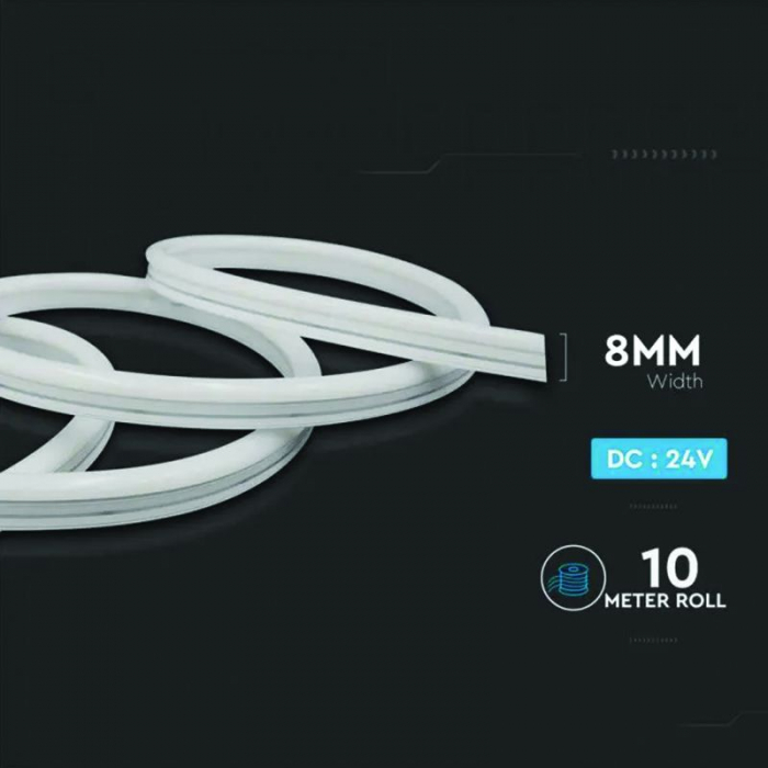BANDA LED NEONFLEX 24V 10M GALBEN [11]