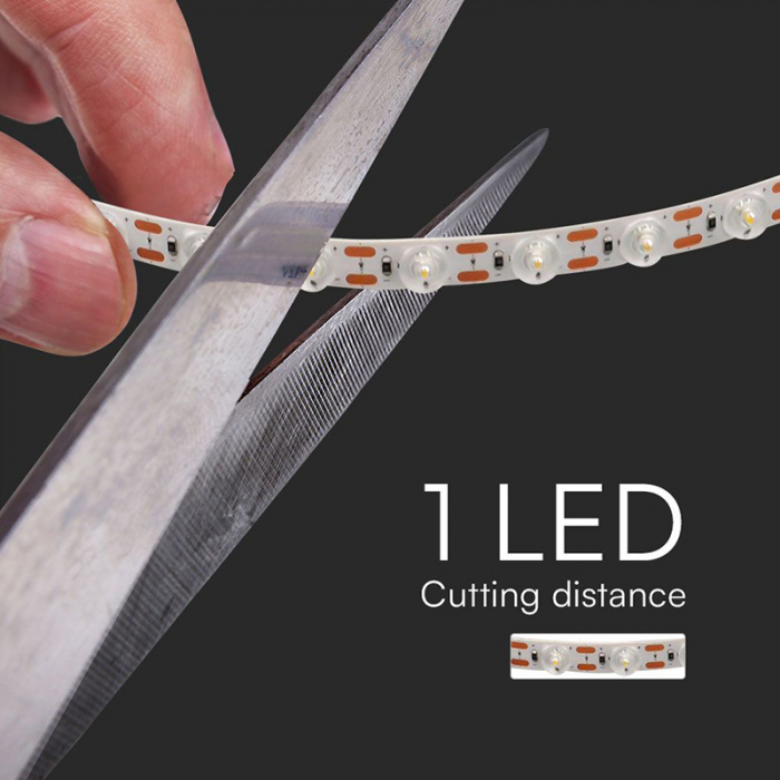 Banda led sm2835 24v 16.5w/m 4000k ip20 5m V-Tac [5]
