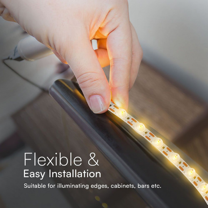 Banda led sm2835 24v 16.5w/m 4000k ip20 5m V-Tac [6]