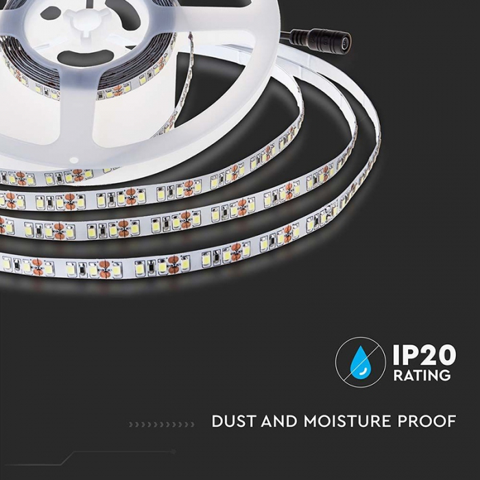 Banda led sm2835 24v 168led/m 4000k ip20 5m V-Tac 212597 [7]