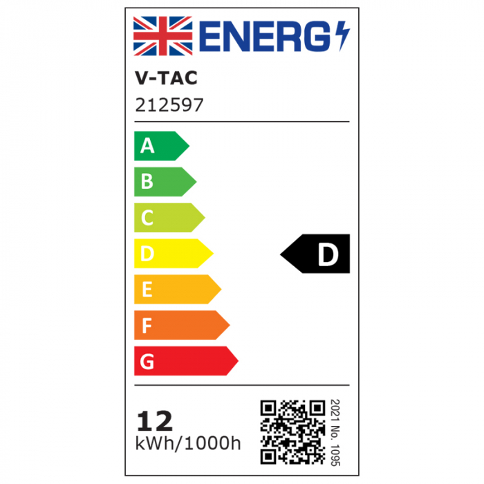 Banda led sm2835 24v 168led/m 4000k ip20 5m V-Tac 212597 [12]