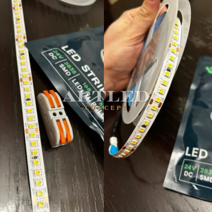 Banda led sm2835 24v 168led/m 4000k ip20 5m V-Tac 212597 [4]