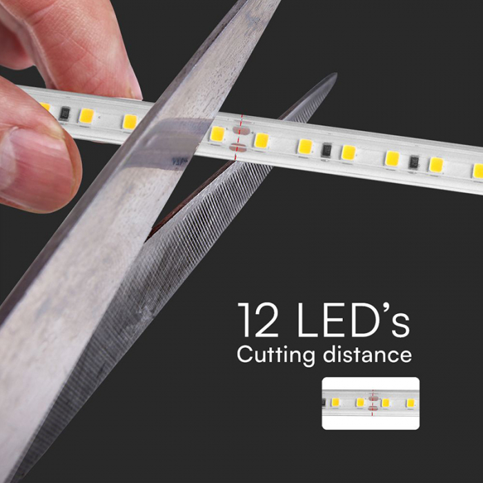BANDA LED SMD 2835 10.5W/M 220-240V IP65 4000K ROLA 10M [8]