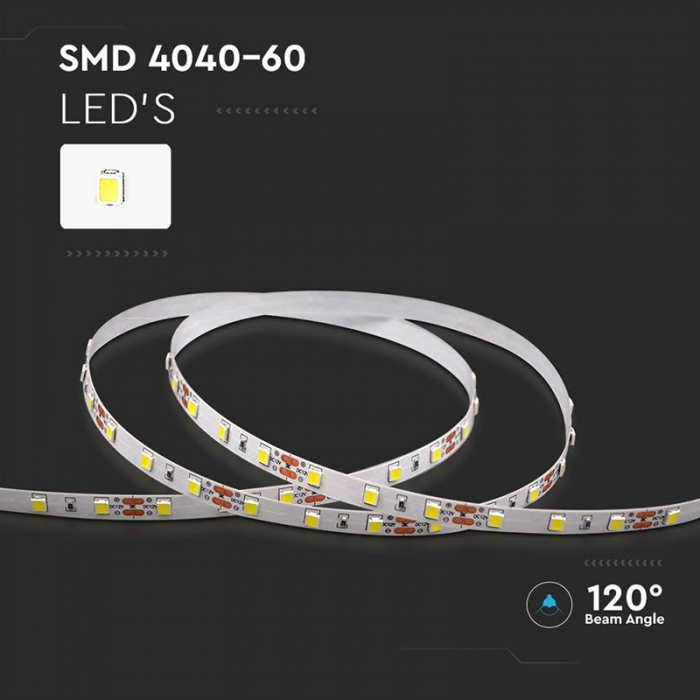 Banda led smd 60led/m 6500k ip20 5m V-tac [7]