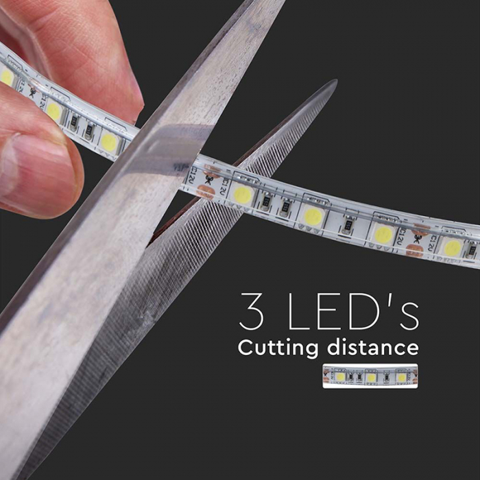 Banda led smd2835 120led/m 24v 4000k ip65 10m V-Tac [3]