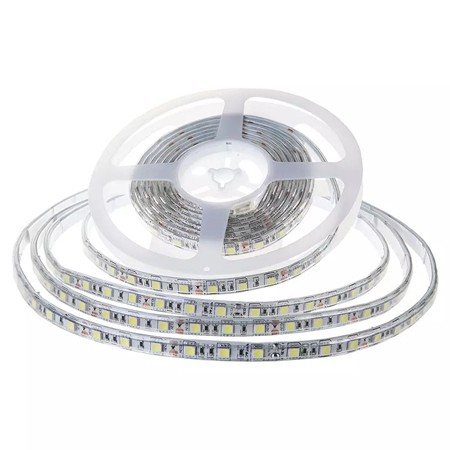 Banda led smd2835 120led/m 24v 6400k ip65 10m V-Tac [1]