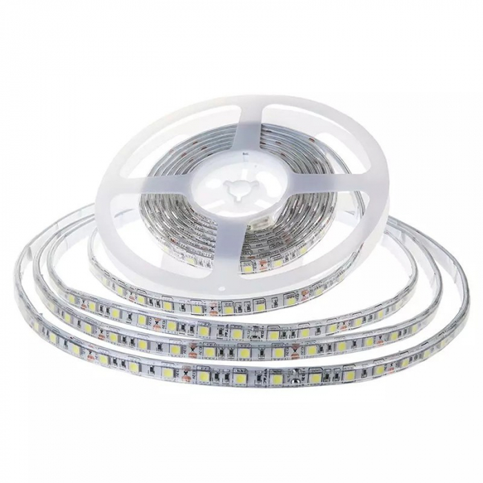 Banda led smd2835 120led/m 24v 6400k ip65 10m V-Tac [2]