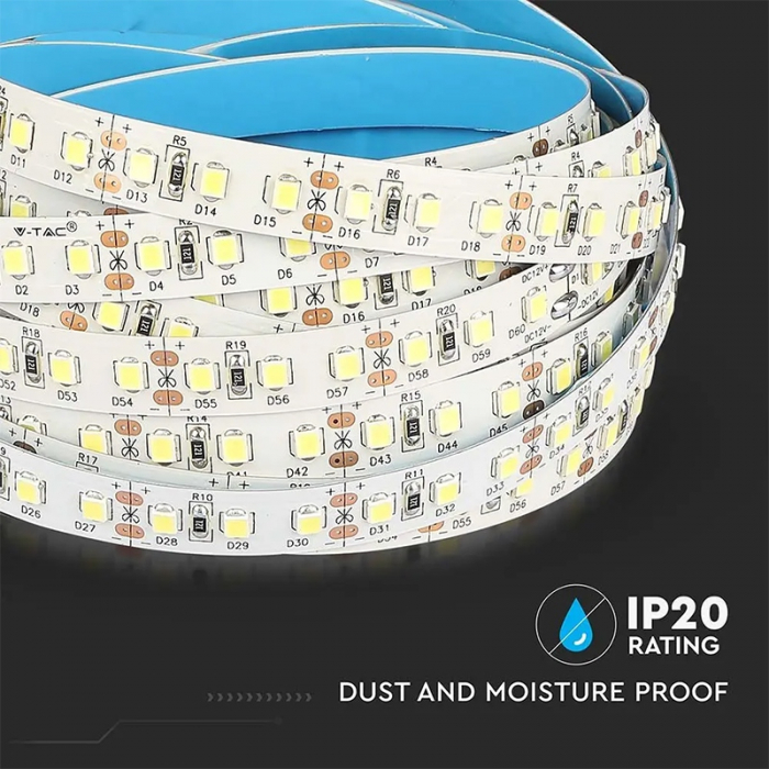 Banda led smd2835 120led/m 4000k ip20 5m cip samsung V-tac [13]