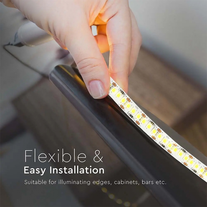 Banda led smd2835 204led/m 4000k ip20 5m V-tac [10]