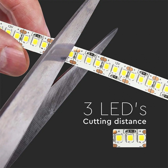 Banda led smd2835 204led/m 4000k ip20 5m V-tac [11]