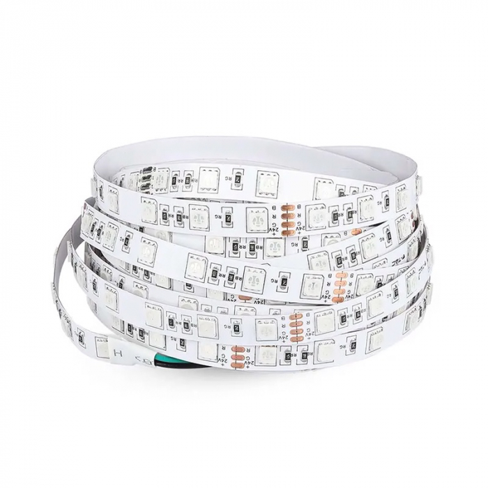 Banda led smd5050 24v 60led/m 3000k ip20 5m V-tac [4]