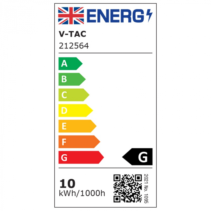 Banda led smd5050 24v 60led/m 6400k ip65 5m V-tac [6]