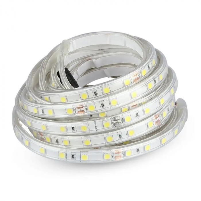 Banda led smd5050 24v 60led/m 6400k ip65 5m V-tac [8]