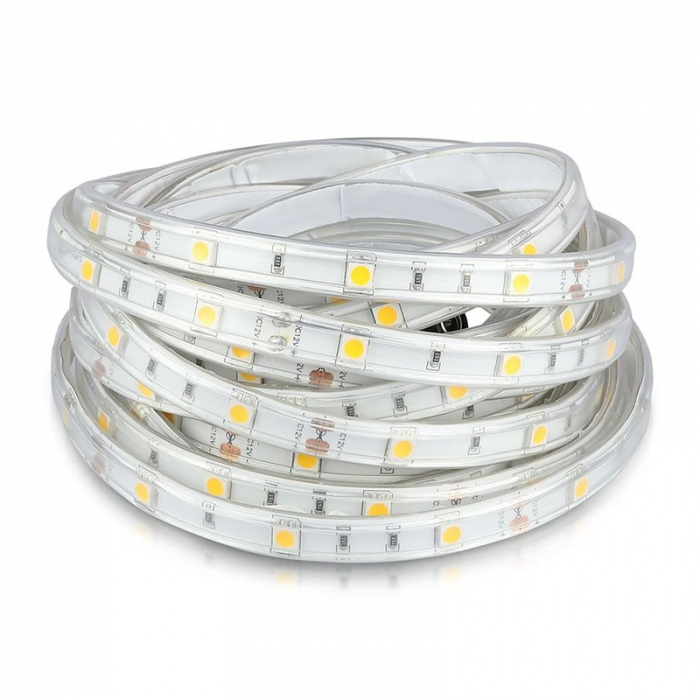 Banda led smd5050 30led/m 3000k ip65 5m V-tac [4]